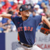 Mar 10, 2023; Port St. Lucie, Florida, USA; Houston Astros relief pitcher Matt Ruppenthal throws a pitch during the third inning against the New York Mets at Clover Park.