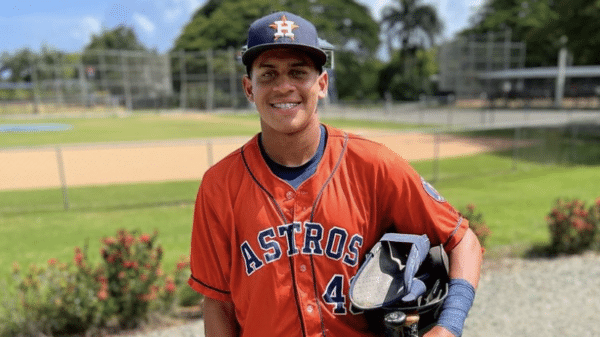 Houston Astros' Waner Luciano